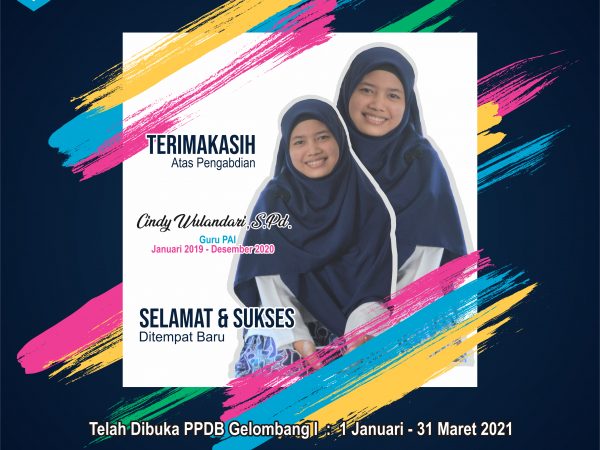 Ucapan Terimaksih Kepada Cindy Wulandari, S.Pd.