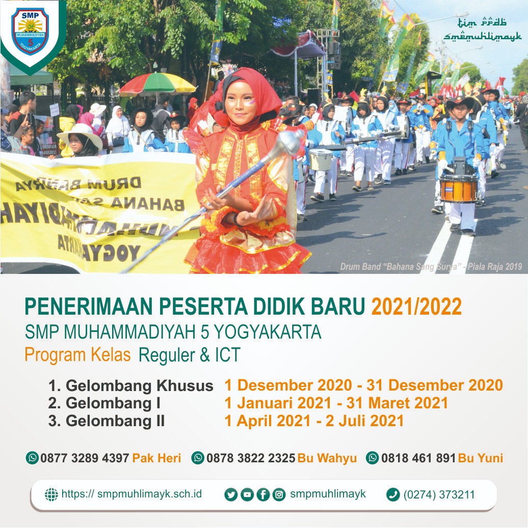 Penerimaan Peserta Didik Baru Tahun Pelajaran 2021/2022 Penerimaan Peserta Didik Baru Tahun Pelajaran 2021/2022