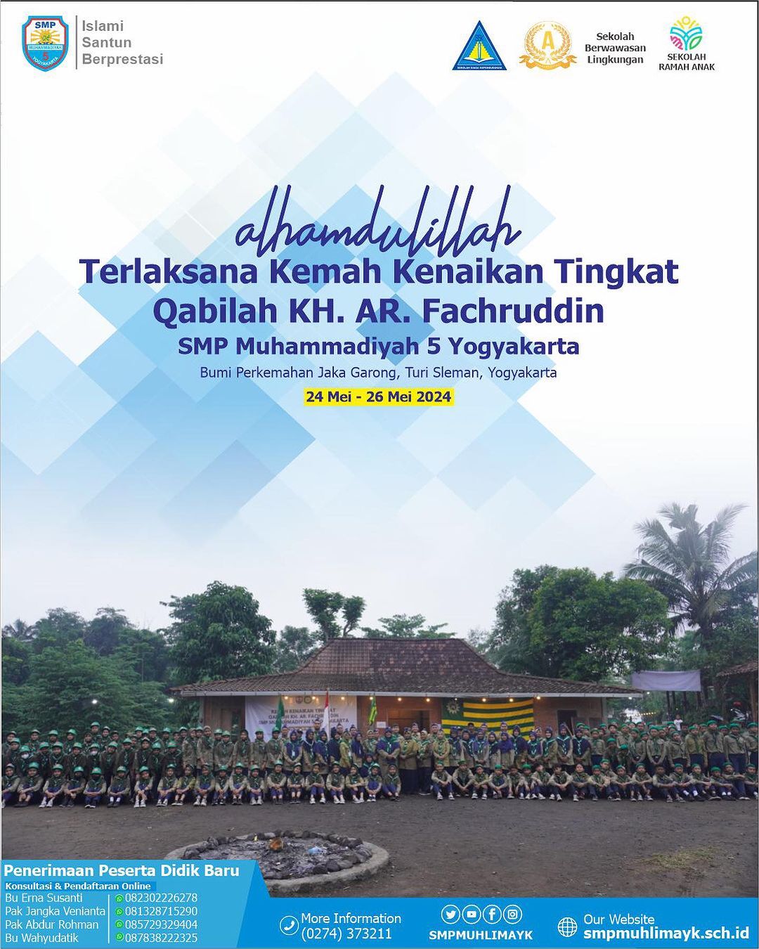 KEMAH KENAIKAN TINGKAT QOBILAH KH. AR. FACHRUDDIN Tahun Pelajaran 2023/2024