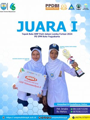 Juara 1 Tepok Bulu Fortasi 2024 PD IPM Kota Yogyakarta Juara 1 Tepok Bulu Fortasi 2024 PD IPM Kota Yogyakarta