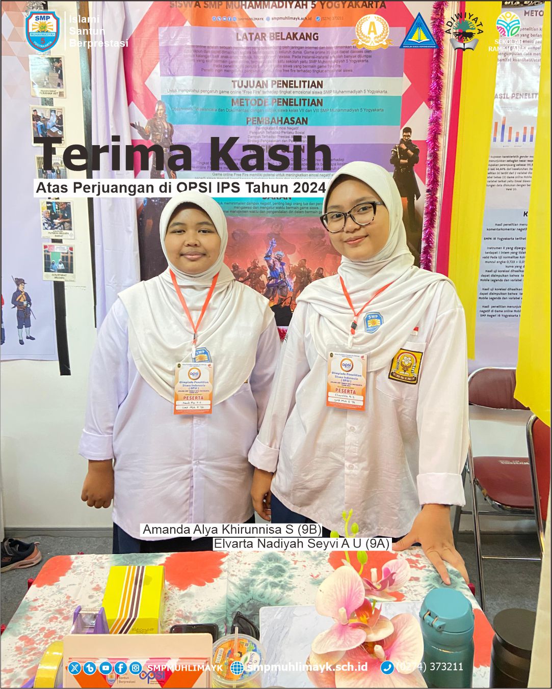 TIM OPSI IPS dalam pameran di Taman Pintar