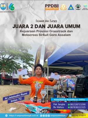 Juara 2 dan Juara umum Kejuaraan Provinsi Grasstrack dan Motocross Sirkuit Goro Assalam Juara 2 dan Juara umum Kejuaraan Provinsi Grasstrack dan Motocross Sirkuit Goro Assalam