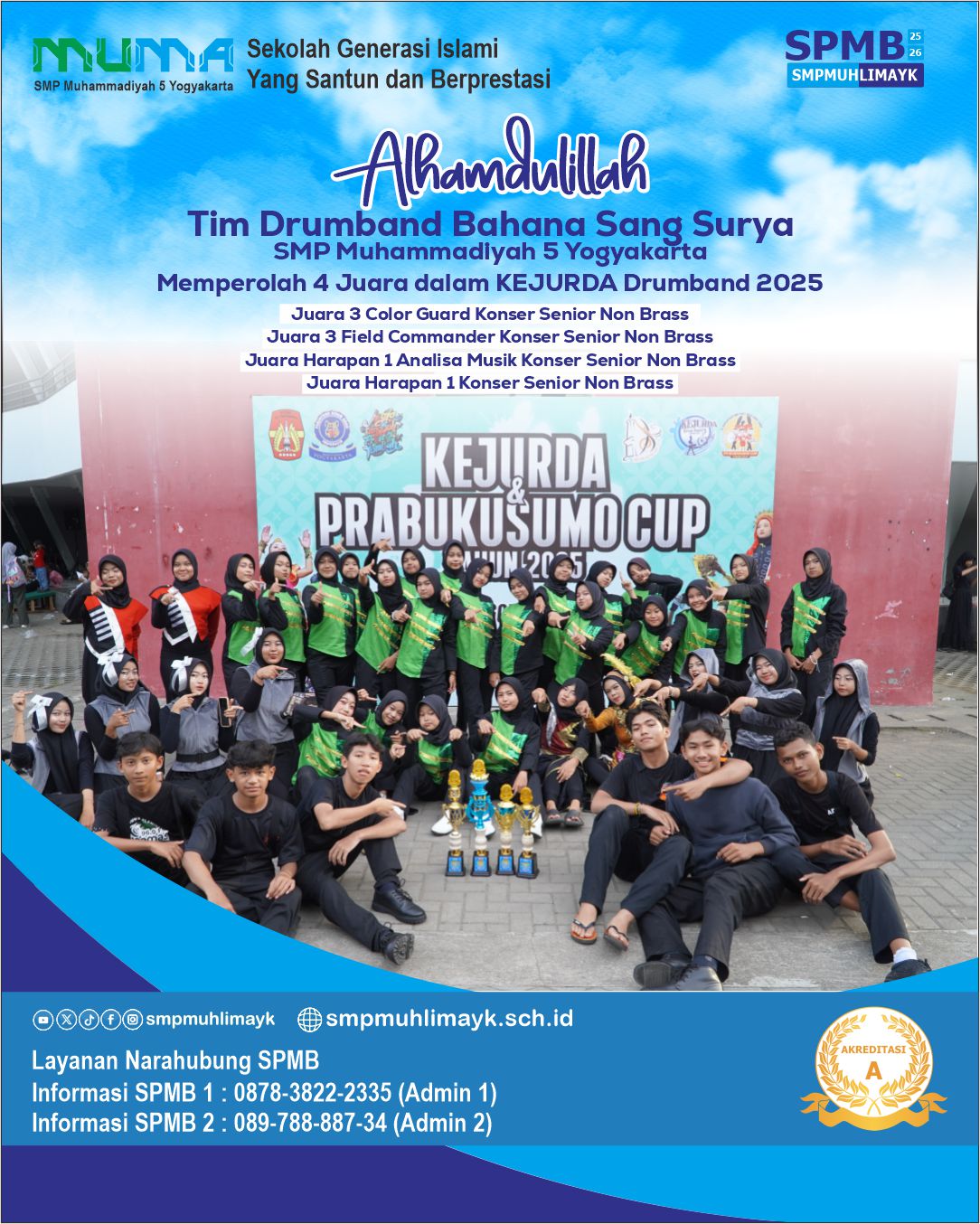 Memperoleh 4 Juara dalam Kejurda dan Prabukusumo Cup 2025