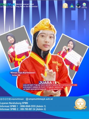 Juara 1 Kejuaraan Tapak Suci Moehi Nasional Competition Kategori Kelas B Putri Tingkat Nasional 2025 Juara 1 Kejuaraan Tapak Suci Moehi Nasional Competition Kategori Kelas B Putri Tingkat Nasional 2025
