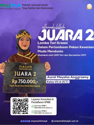 Juara 2 Lomba Tari Kreasi